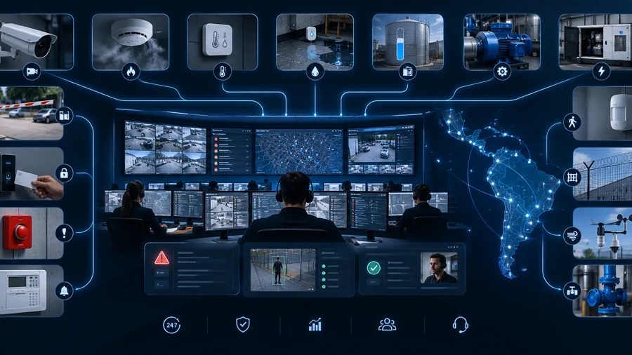 Monitoreo integrado de video e IoT